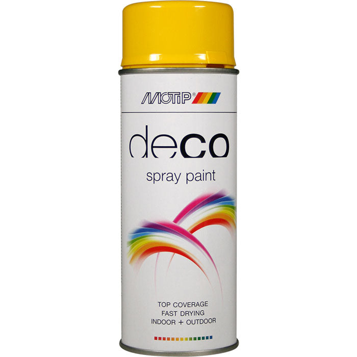 Motip, Deco Akrylmaling RAL 1021 Rapsgul 400ml