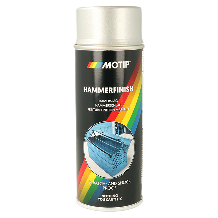 Motip, Hammerlak Spray Sølv 400ml.