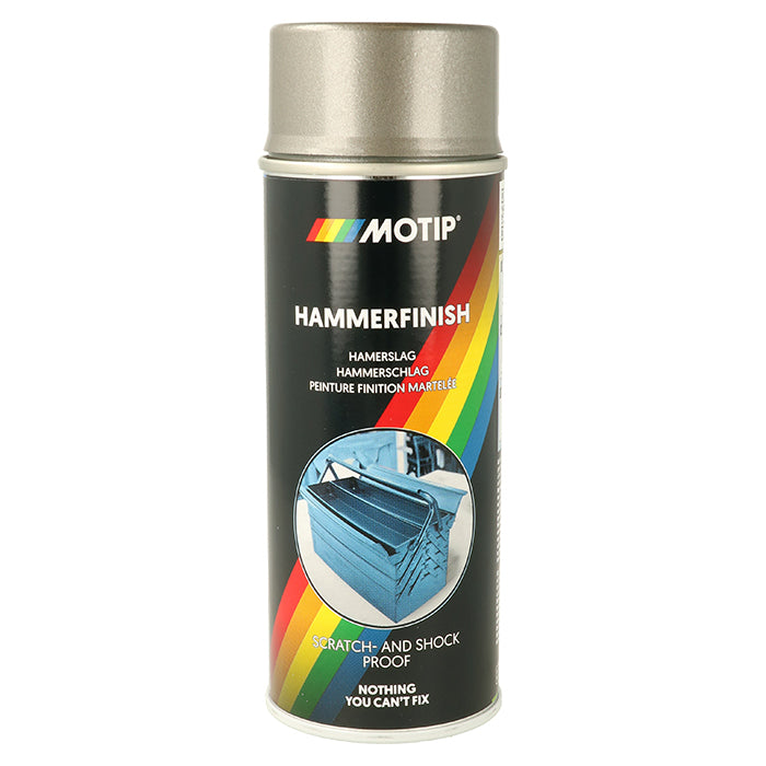 Motip, Hammerlak Spray Grå 400ml.
