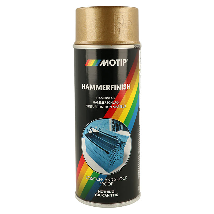 Motip, Hammerlak Spray Guld 400ml.