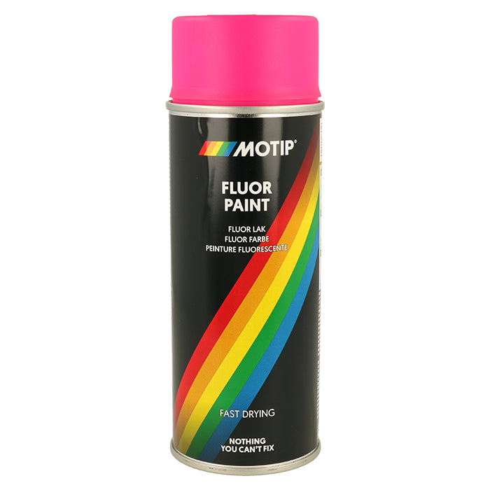 Motip, Flouriserende Spray Pink 400ml.