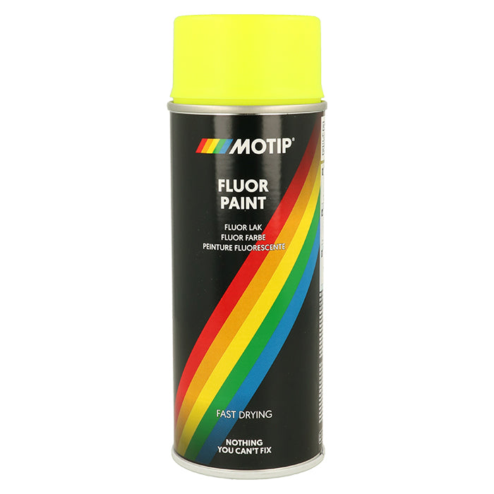 Motip, Flouriserende Spray 400ml Gul