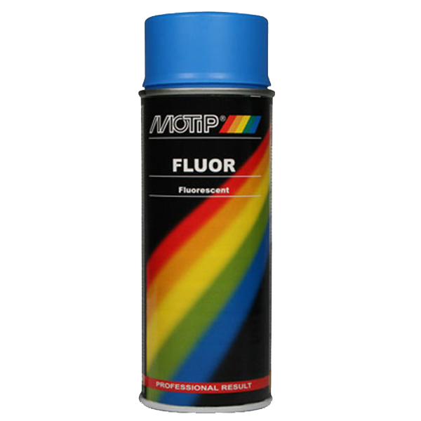 Motip, Fluorescerende Spraymaling Blå 400ml