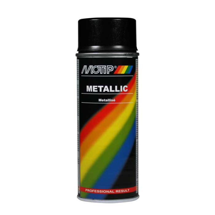 Metallic Effekt Akryllak 400ml Sort - Motip