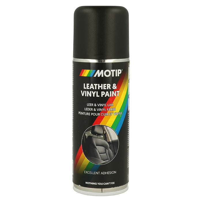 Motip, Læder Og Vinyl Maling Sort 200ml