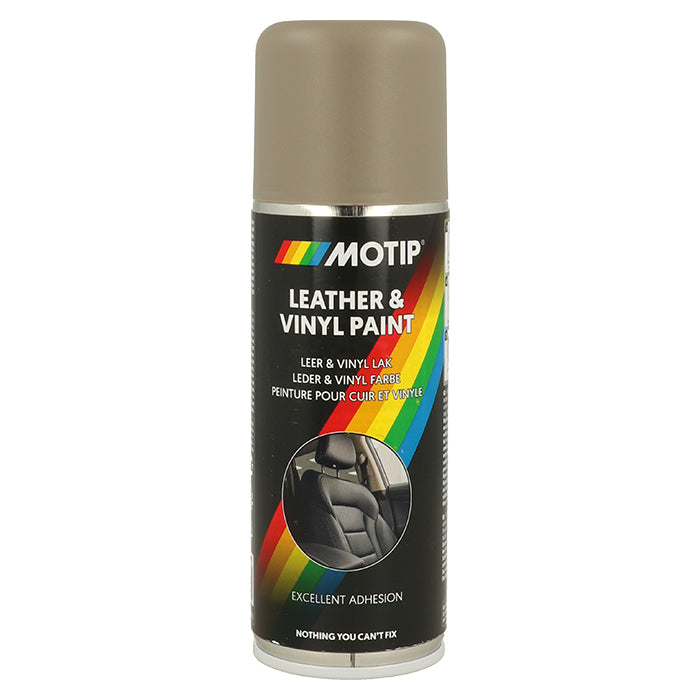 Motip, Læder Og Vinyl Maling Beige/grå 200ml
