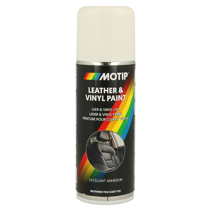 Motip, Læder Og Vinyl Maling RAL9010 200ml