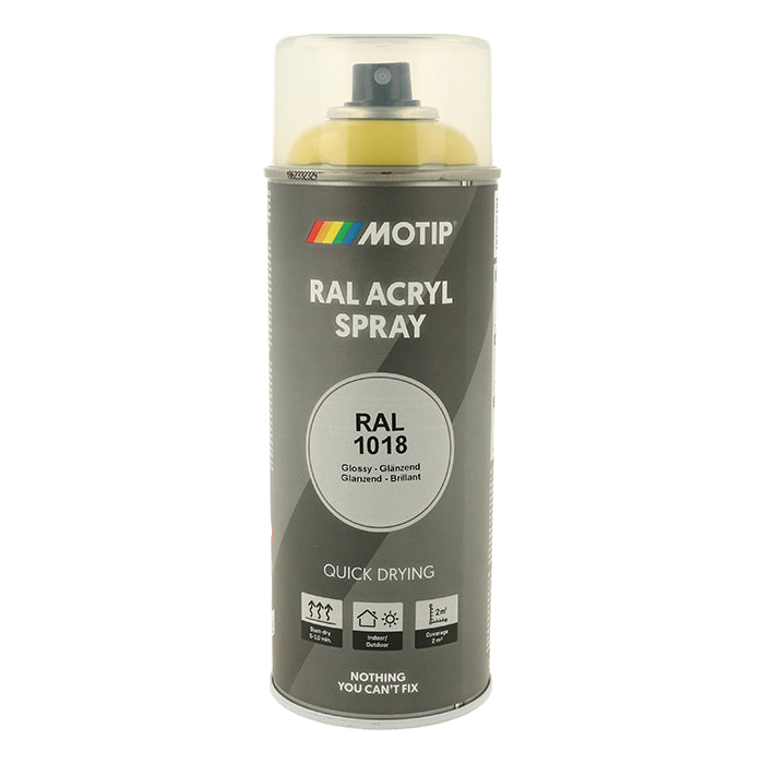 Motip, RAL 1018 Blank Zinkgul Lak