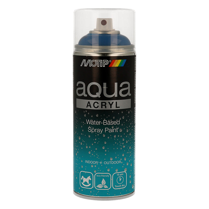 Motip, Aqua Acryl Spraymaling RAL 5010 Glans 400ml