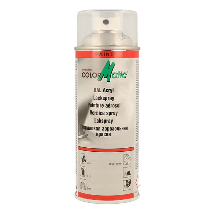 ColorMatic, Silkeglans Spray RAL 9006 - 400ml