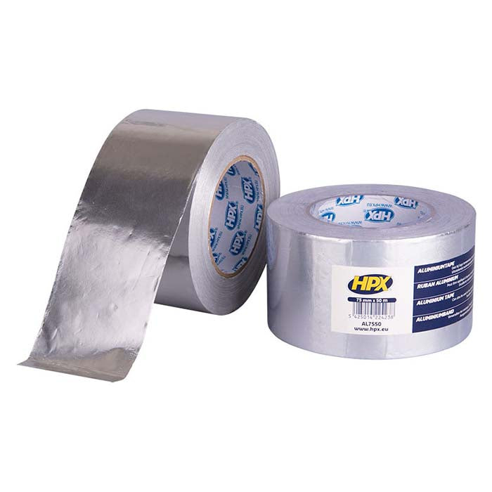 HPX, Aluminium Tape - 75mm x 10m Roll