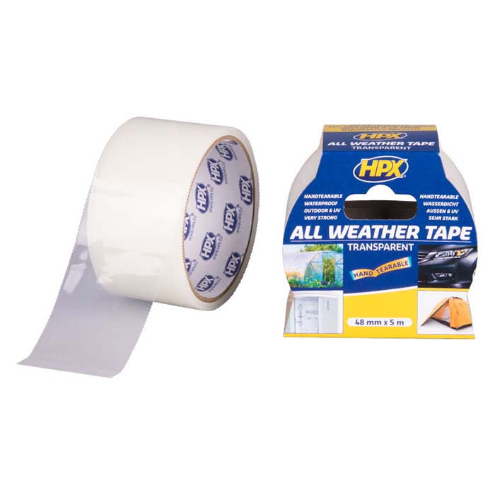 HPX, Transparent All-Weather Tape 48mm x 5m