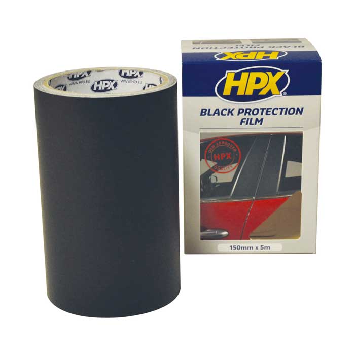 HPX, Sort Beskyttelses Tape 150mmx5m