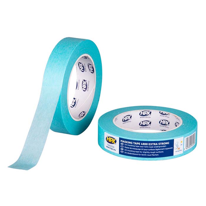 HPX, UV-Resistent Tape 120°C - Lyseblå 25mmx50m