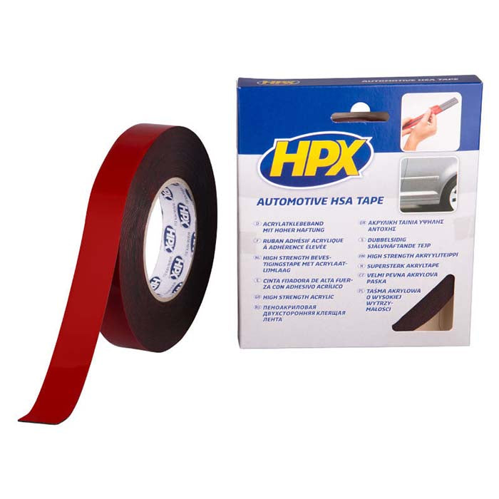 HPX, Premium Dobbeltklæbende Akrylbånd 25mm x 10m