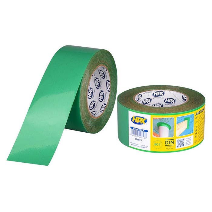 HPX, Grøn Airtight Flextape - 50mm x 25m