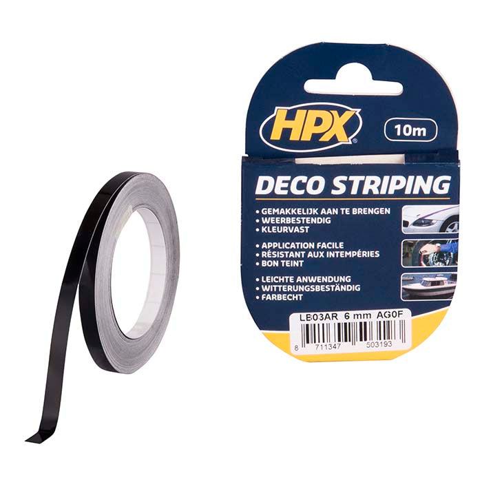 HPX, Gul Vejrbestandig Stribe Tape 3mm