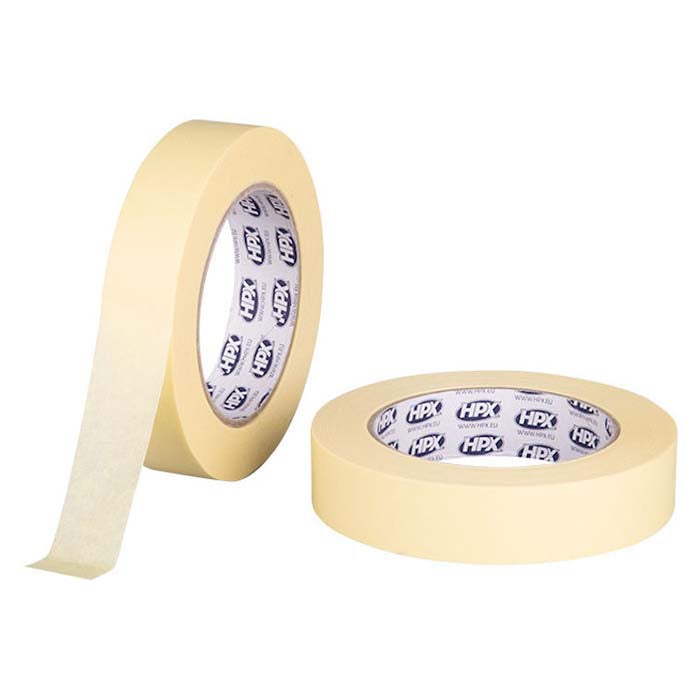 HPX, Premium Creme Tape - 25mm x 50m, 100°C Resistent