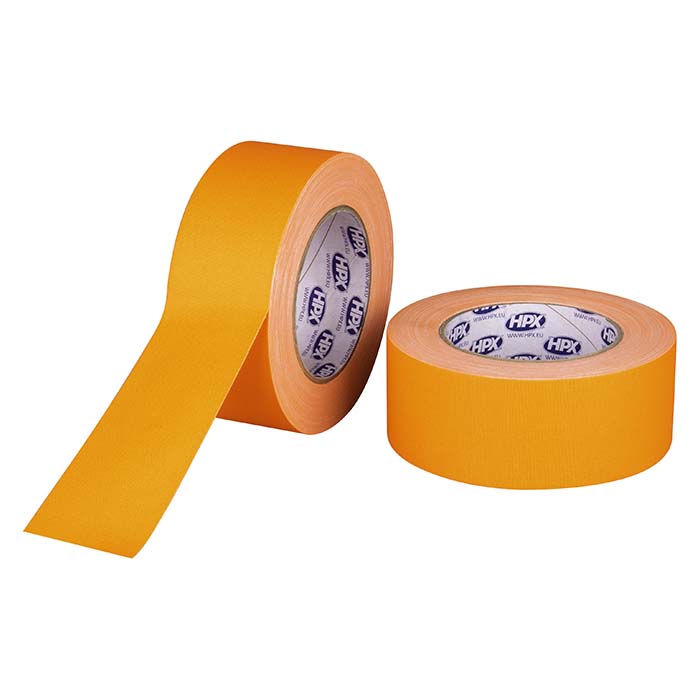 HPX, Fluorescerende Orange Gaffatape - 50mm x 25m