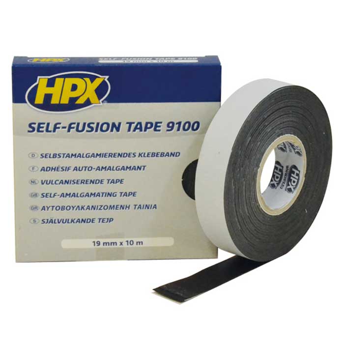 HPX, Sort Selvvulkaniserende Tape 19mm x 10m