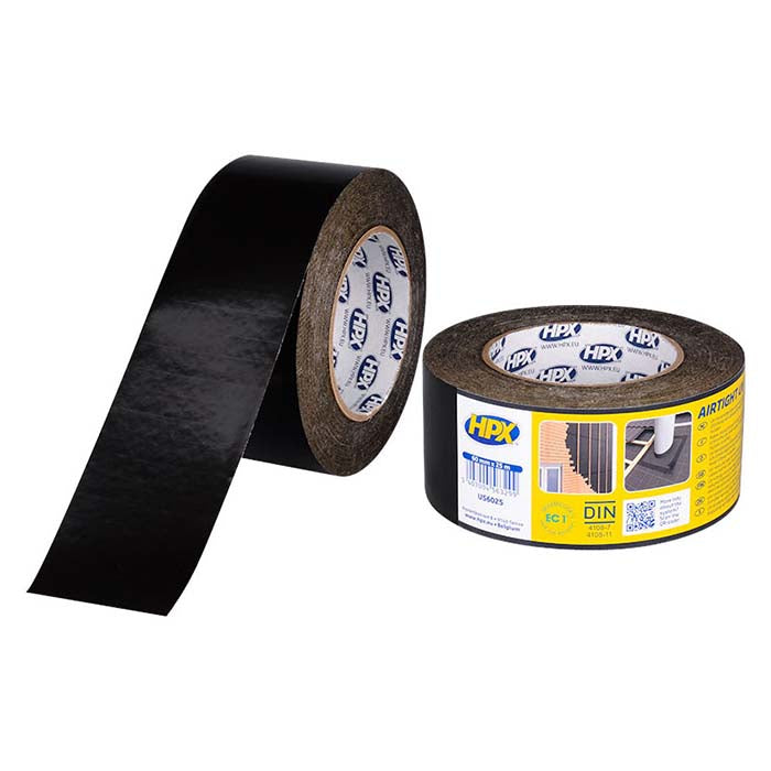 HPX, Sort UV-Resistent PE Tape 90mm x 25m