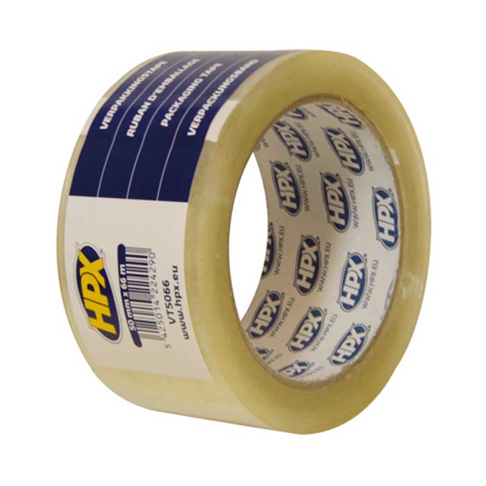 HPX, Premium Klar Pakketape 50mm x 66m