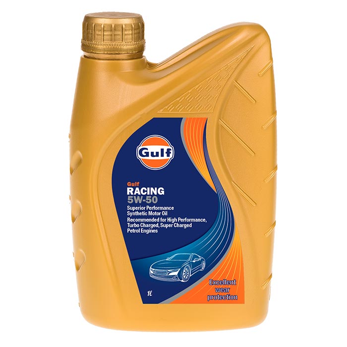 Gulf, Advanced 5W-50 Syntetisk Motorolie, 1L