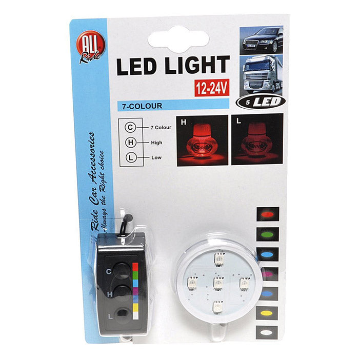 Poppy, Multicolor LED Air Freshener Holder 12-24V