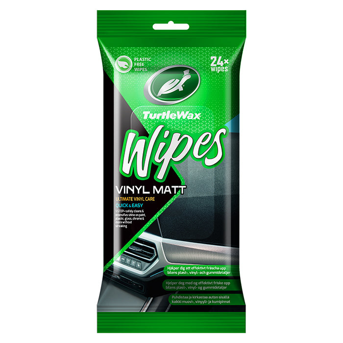 Turtle, Vinyl Wipes Mat Flatpack 24 stk.