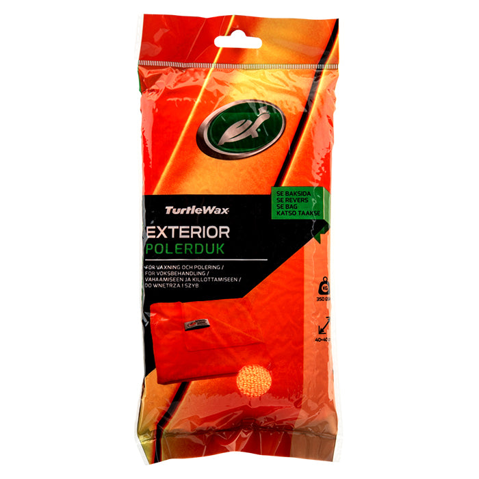 Turtle, Mikrofiberklud Exteriør Orange 40x40cm