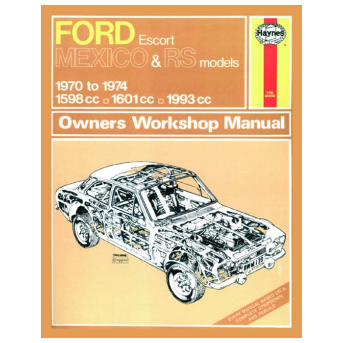 Haynes, Ford Escort Mk. I RS1600/RS2000 (1970-1974) Reparationshåndbog