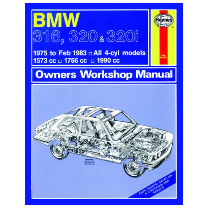 Haynes, BMW E21 316, 320, 320i Reparationsguide 1975-1983