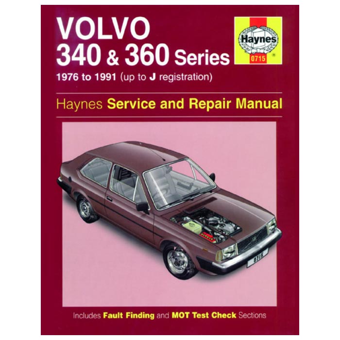 Haynes, Volvo 343/360 Serie Håndbog 1976-91 - Engelsk Version