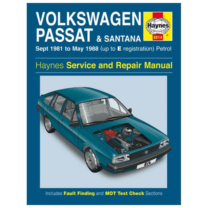 Haynes, VW Passat/Santana Benzin Håndbog 1981-1988