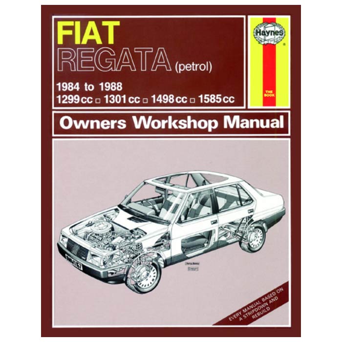 Haynes, Fiat Regata 1984-1988 Værkstedsmanual