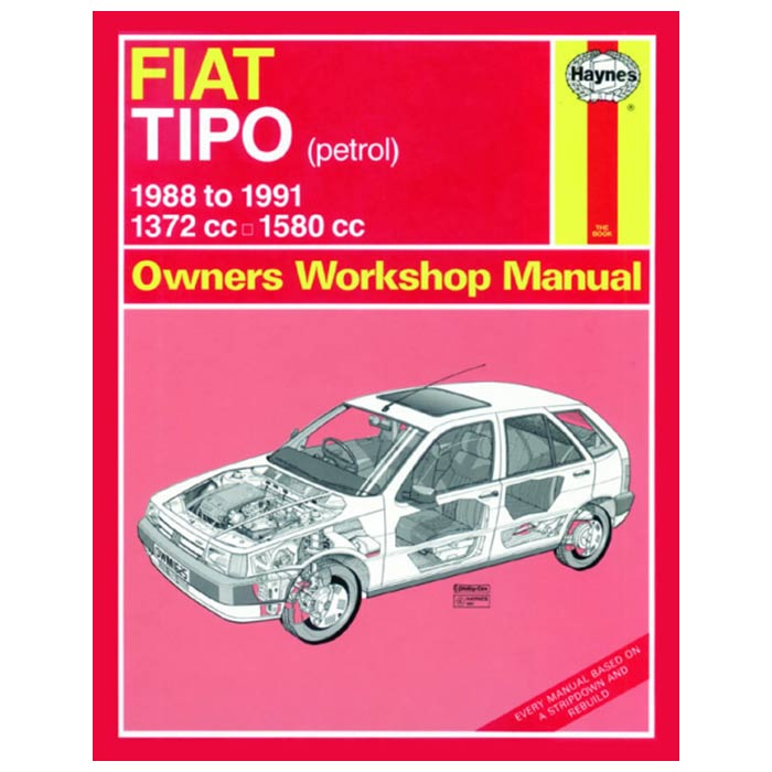 Haynes, Fiat Tipo Benzin Værkstedshåndbog 1988-1991