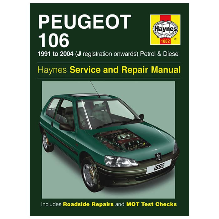 Haynes, Peugeot 106 Reparationshåndbog 1991-2004