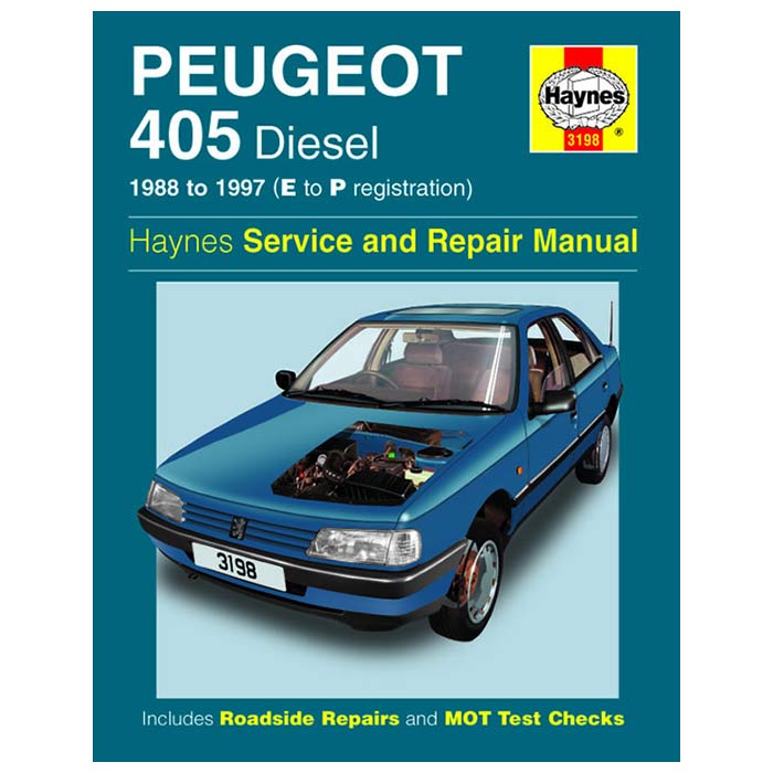 Haynes, Peugeot 405 Diesel Guide 1988-1997 - English Edition