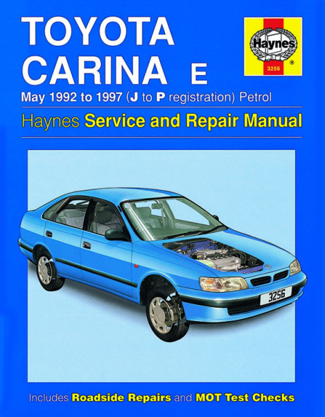 Haynes, Toyota Carina E Værkstedshåndbog 1992-1997