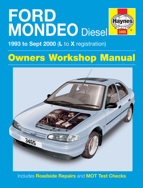 Haynes, Ford Mondeo Diesel Guide 1993-2000