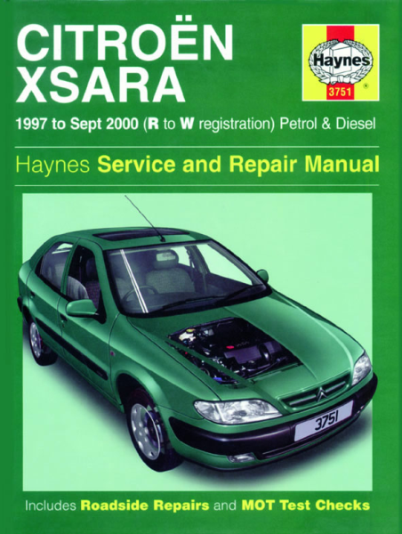 Haynes, Citroen Xsara Benzin & Diesel Håndbog 1997-2000