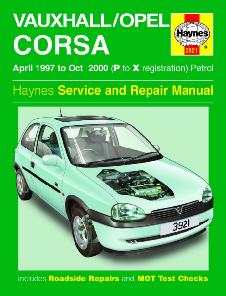 Haynes, Opel Corsa B Benzin Reparationsguide 1997-2000