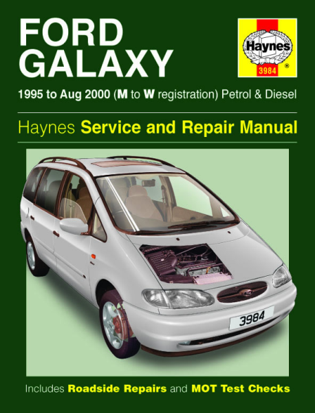 Haynes, Ford Galaxy Vejledning: Benzin & Diesel (1995-2000)