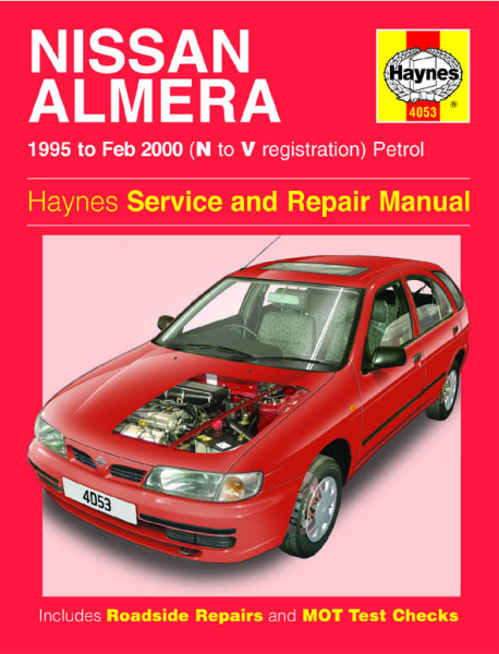 Haynes, Nissan Almera Benzin 95-00 Vejledning