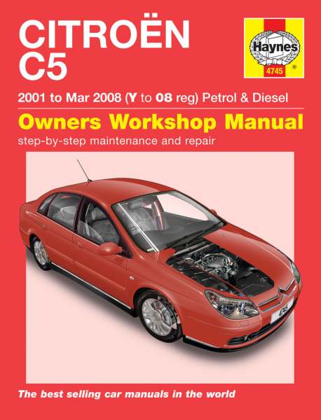 Haynes, Citroën C5 Reparationsguide 2001-2008 Benzin & Diesel