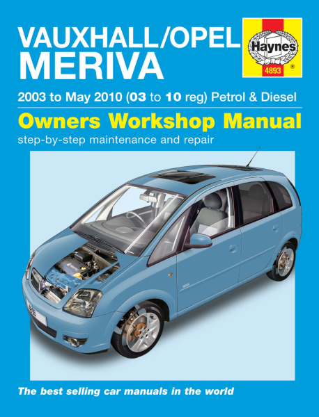 Haynes, Vejledning til Opel/Vauxhall Meriva A 2003-2010, Benzin & Diesel