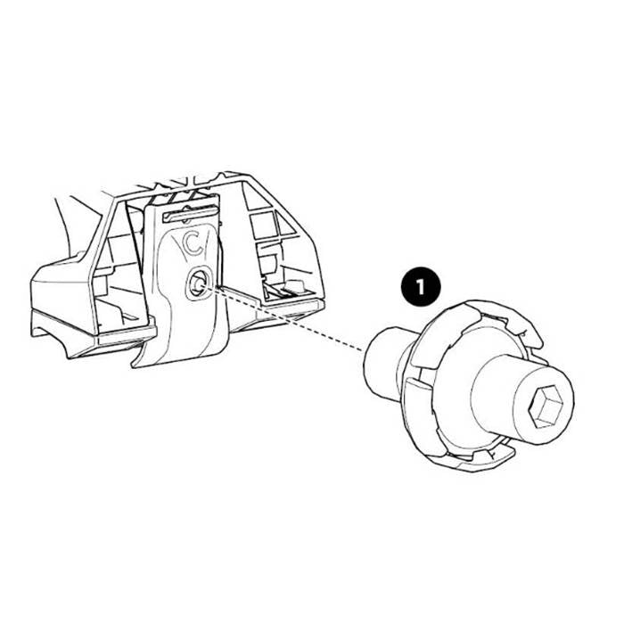 Thule, Reservedel 54201 - Sæt med 4 Stk.