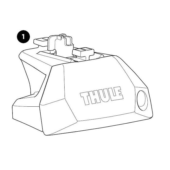 Thule, Evo Flush Rail Complete Foot 54244