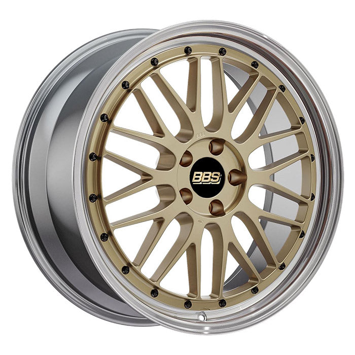 BBS, Gold Diamondcut 20 Inch Alloy Wheels 8.5x20 ET50 5x112