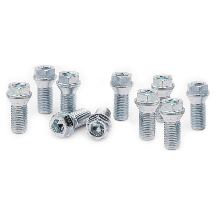 BBS, Titanium Kegle Nav Bolts M12x1.25x22mm - 10 stk